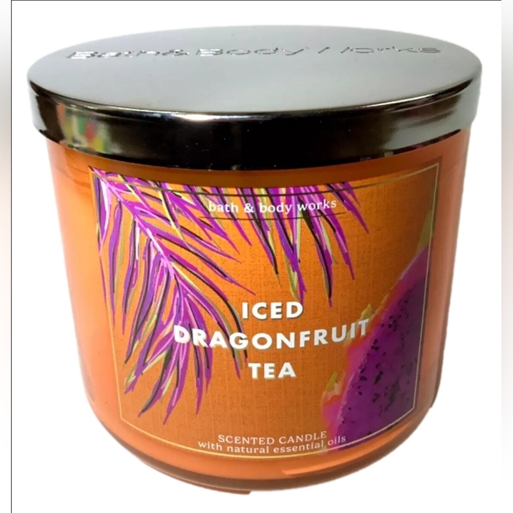 Bath & Body Works Iced Dragonfruit Tea 3-wick Candle